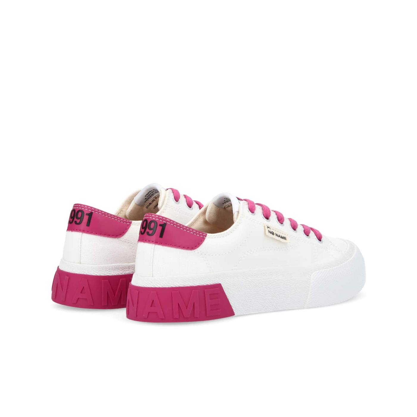 SNEAKER RESET W - TELA REC/FOX - BIANCO/FUXIA